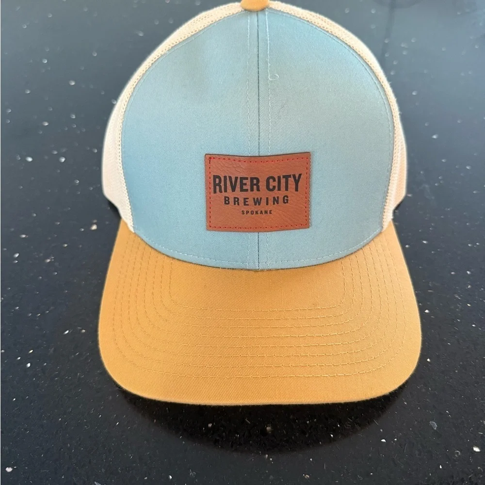 River City Brewing Blue and Tan Cap